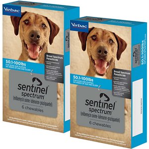 Sentinel© Spectrum for dogs, 50.1-100 lbs. 